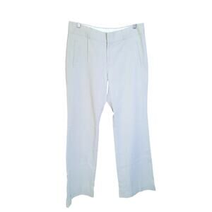Banana Republic Trouser N0 718 Martin Fit Womens Wide Leg Cuffed Hem Size 8